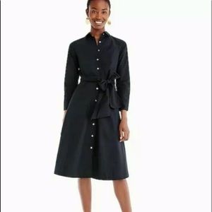 J crew poblin Cotton shirt dress